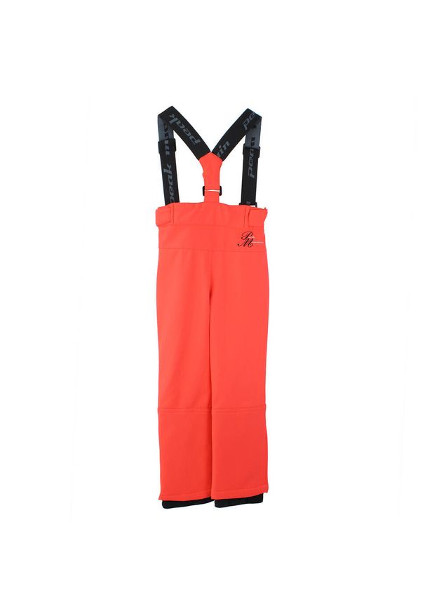 PEAK MOUNTAIN - Spodnie narciarskie dziewczęce Peak Mountain Gashell. Kolor: pomarańczowy. Sezon: zima. Sport: narciarstwo