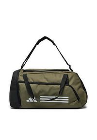 Adidas - adidas Torba Essentials 3-Stripes Duffel Bag Medium IZ1918 Zielony. Kolor: zielony. Materiał: materiał #11