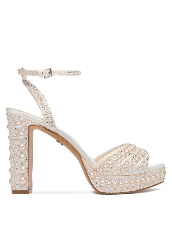 Aldo Sandały Chicgleam 14296202 Biały. Kolor: biały. Materiał: materiał