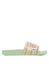 Roxy Klapki ARJL100679 Zielony. Kolor: zielony. Materiał: syntetyk #1