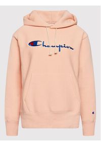Champion Bluza Script Logo 114788 Różowy Regular Fit. Kolor: różowy. Materiał: bawełna #2