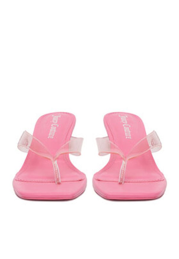 Juicy Couture Japonki EO-259-130-01 Różowy. Kolor: różowy. Materiał: syntetyk