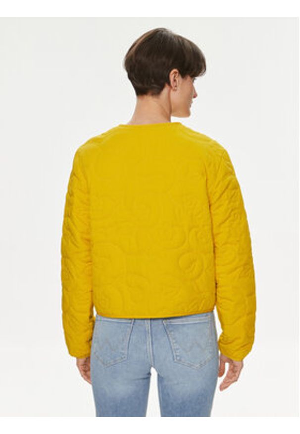 Wrangler Kurtka przejściowa 112351428 Żółty Relaxed Fit. Kolor: żółty. Materiał: lyocell