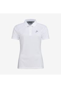 Head - Koszulka polo damska CLUB 22 Tech. Typ kołnierza: polo. Kolor: biały. Materiał: poliester, materiał. Sport: tenis