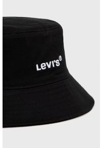 Levi's® - Levi's Kapelusz D5549.0003 kolor czarny bawełniany D5549.0003-59. Kolor: czarny. Materiał: bawełna #3