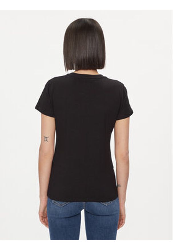 Liu Jo T-Shirt WA4051 JS923 Czarny Regular Fit. Kolor: czarny. Materiał: bawełna