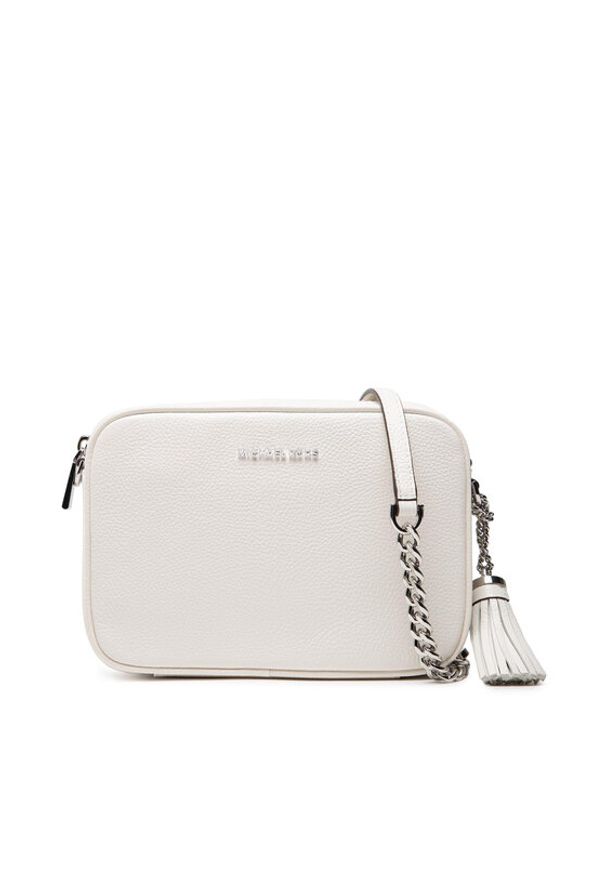 MICHAEL Michael Kors Torebka Jet Set 32F7SGNM8L Biały. Kolor: biały. Materiał: skórzane