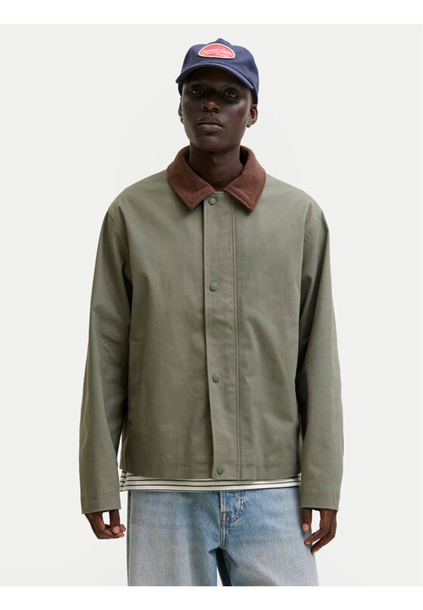 Jack & Jones Kurtka przejściowa Graham 12288889 Khaki Regular Fit. Kolor: brązowy. Materiał: bawełna