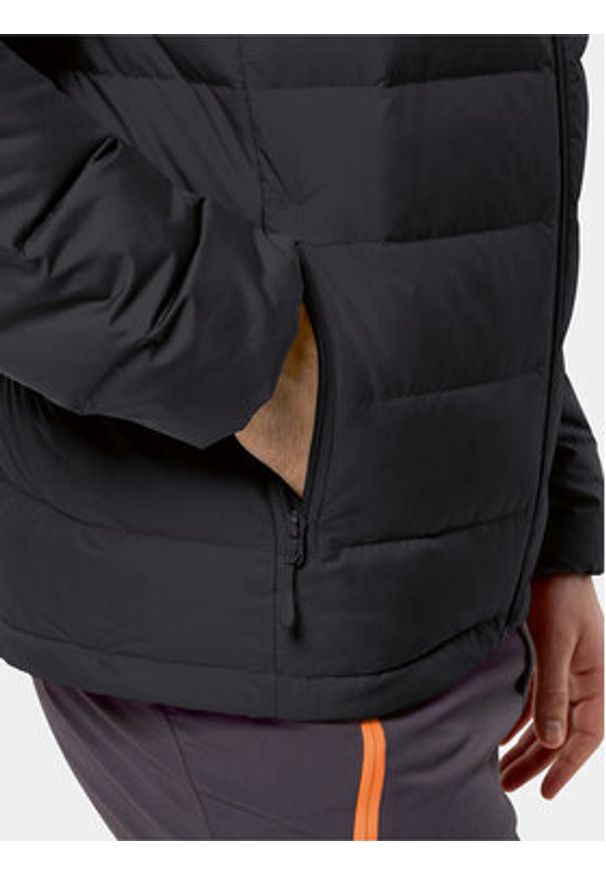 Jack Wolfskin Kurtka puchowa Ather Down Hoody 1207671 Czarny Regular Fit. Kolor: czarny. Materiał: syntetyk