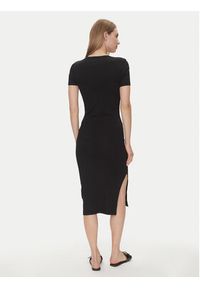 only - ONLY Sukienka codzienna Belfast 15348755 Czarny Slim Fit. Okazja: na co dzień. Kolor: czarny. Materiał: bawełna. Typ sukienki: proste. Styl: casual