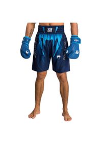 VENUM - Spodenki treningowe męskie Venum X Top Rank Original Men'S Boxing Shorts. Kolor: niebieski