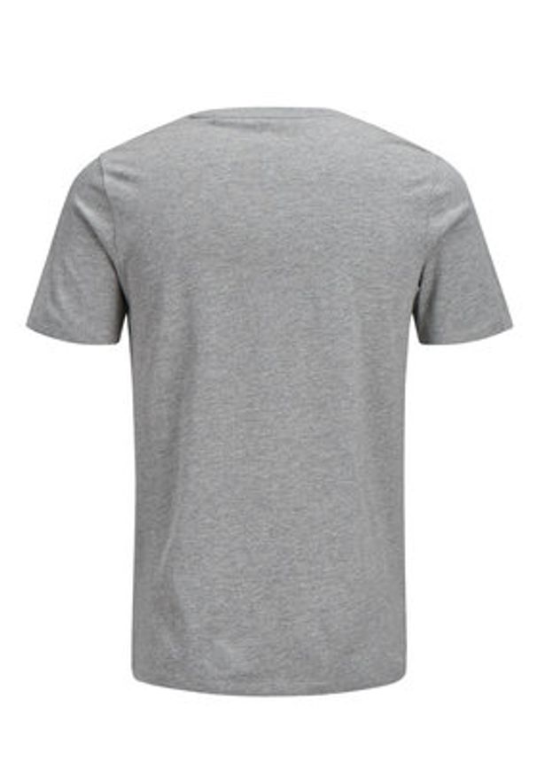 Jack & Jones T-Shirt Corp Logo 12137126 Szary Slim Fit. Kolor: szary. Materiał: bawełna