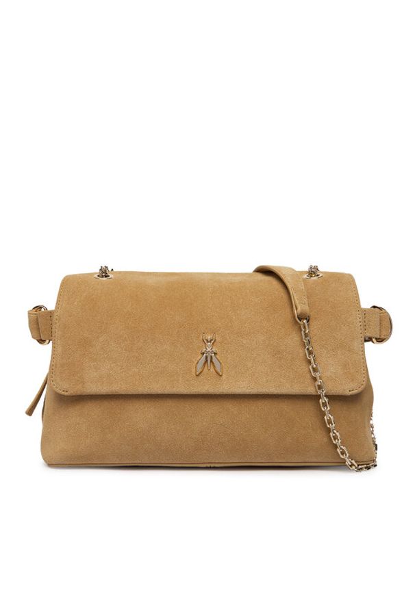 Patrizia Pepe Torebka Borsa 8B0306/L152-B880 Beżowy. Kolor: beżowy. Materiał: skórzane, zamszowe