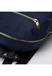 Wittchen - Damski plecak nylonowy z kieszeniami z przodu granatowy. Kolor: niebieski. Materiał: nylon. Wzór: aplikacja. Styl: elegancki #3