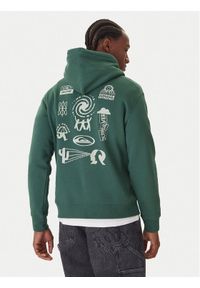 Quiksilver Bluza Salt Water Graphic EQYFT05126 Zielony Comfort Fit. Kolor: zielony. Materiał: bawełna #1