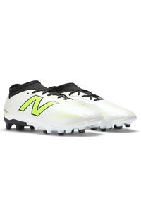 Korki dziecięce New Balance TEKELA TEAM LOW JNR FG V5 SJT3FSP5 - białe. Kolor: biały. Materiał: materiał, syntetyk. Szerokość cholewki: normalna #6