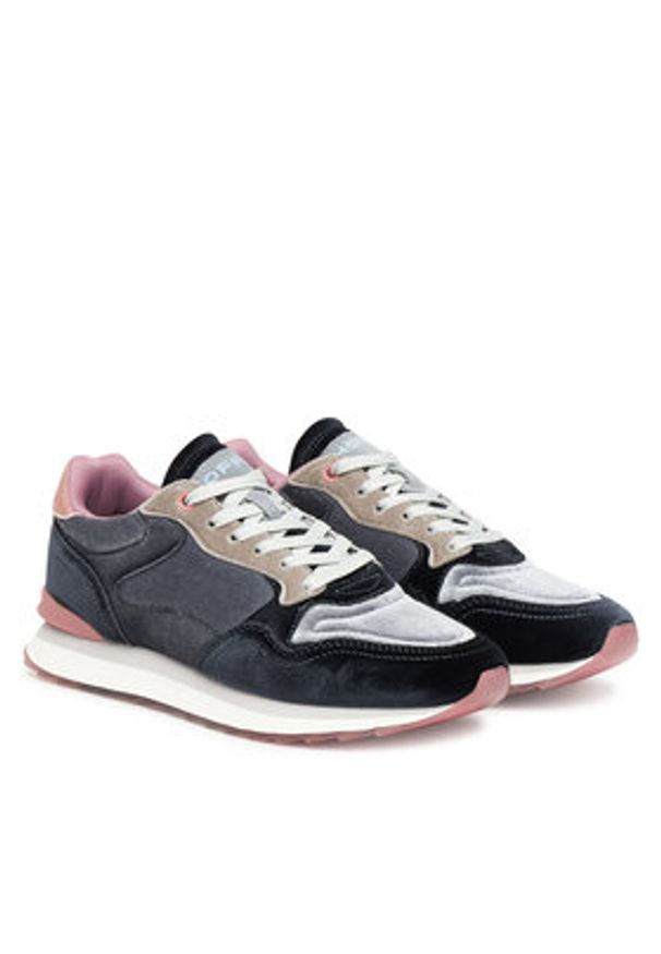 HOFF Sneakersy Sapphire 22402019 Niebieski. Kolor: niebieski. Materiał: skóra, zamsz