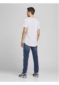 Jack & Jones - Jack&Jones T-Shirt Jjenoa 12113648 Biały Long Line Fit. Kolor: biały. Materiał: bawełna #6
