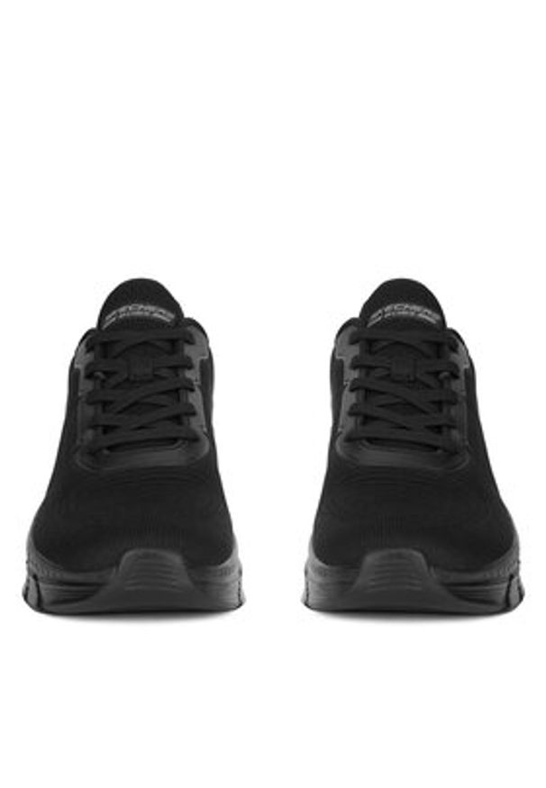 skechers - Skechers Sneakersy BOBS B FLEX HI 117385 BBK Czarny. Kolor: czarny. Materiał: materiał