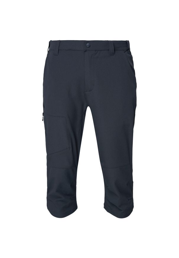 ZONE PERFECT - Spodnie 3/4 męskie LOAP Knots granatowe 2XL. Kolor: niebieski