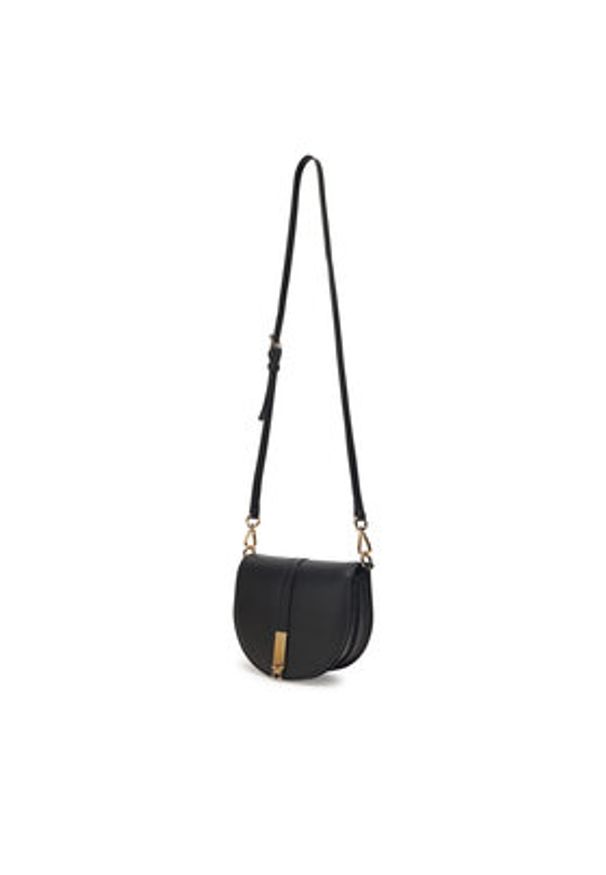 TOMMY HILFIGER - Tommy Hilfiger Torebka Heritage Saddle Bag AW0AW17164 Czarny. Kolor: czarny. Materiał: skórzane