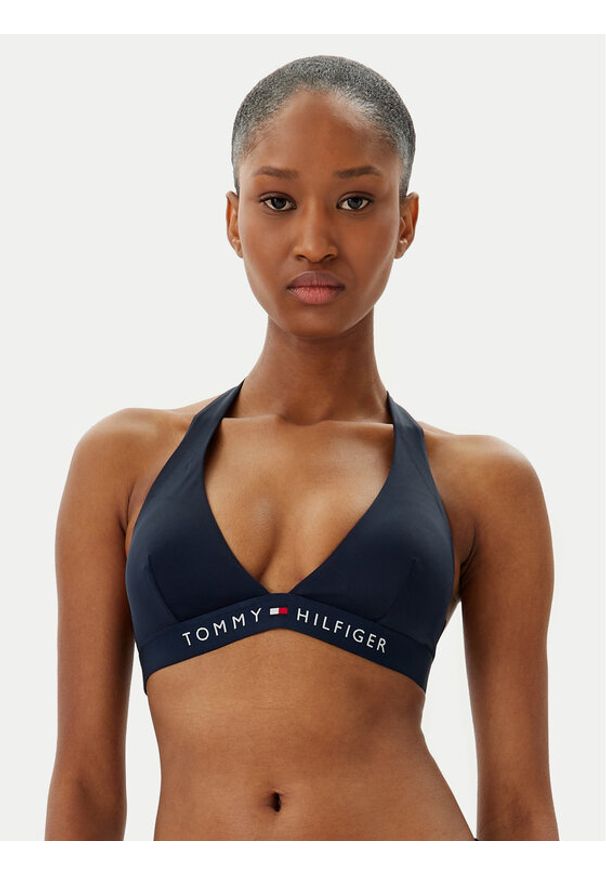 TOMMY HILFIGER - Tommy Hilfiger Góra od bikini UW0UW05813 Granatowy. Kolor: niebieski. Materiał: syntetyk