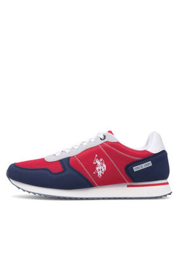 U.S. Polo Assn. Sneakersy ALTENA001A Czerwony. Kolor: czerwony. Materiał: materiał