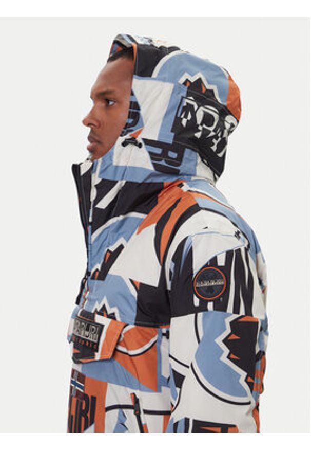 Napapijri Kurtka anorak Rf Next NP0A88T8 Kolorowy Regular Fit. Materiał: syntetyk. Wzór: kolorowy