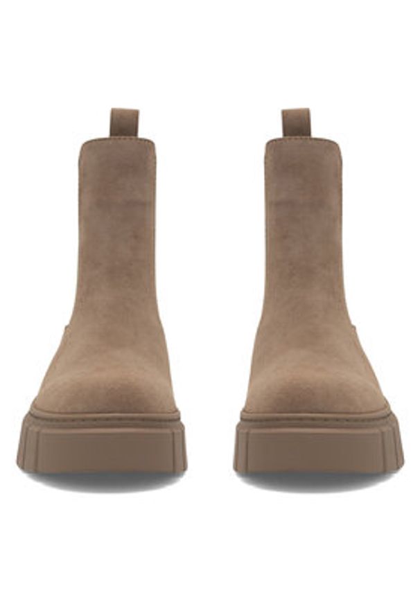 Jenny Fairy Sztyblety MAVIS WS6153-01 Beżowy. Kolor: beżowy. Materiał: skóra