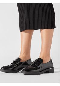 DKNY Loafersy Ivette K2377240 Czarny. Kolor: czarny. Materiał: skóra #6