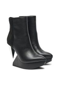 United Nude Botki Edge Bootie 1085622916 Czarny. Kolor: czarny. Materiał: skóra #5