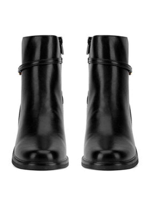 Clara Barson Botki WYL4017-1 Czarny. Kolor: czarny. Materiał: skóra