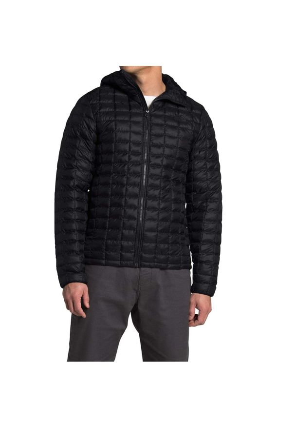 Kurtka turystyczna męska The North Face Thermoball Eco Hoodie. Kolor: czarny. Materiał: nylon