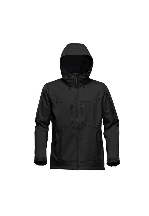 STORMTECH - Męska Kurtka Soft Shell Epsilon 2. Kolor: wielokolorowy, czarny, szary