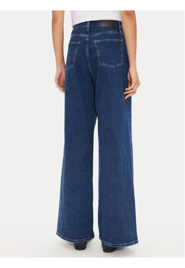 Calvin Klein Jeansy K20K207598 Niebieski Wide Leg. Kolor: niebieski