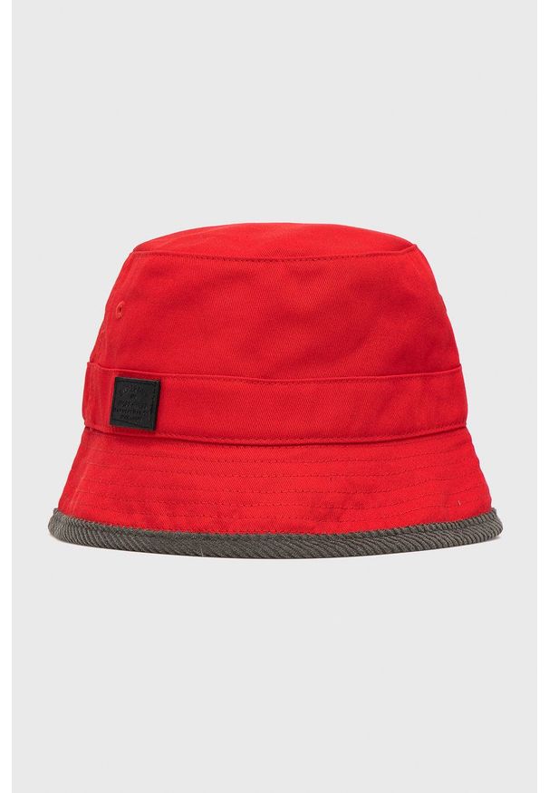 Superdry Kapelusz kolor czerwony. Kolor: czerwony