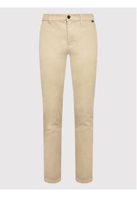 Hurley Spodnie materiałowe Worker Icon MPT0000990 Beżowy Slim Fit. Kolor: beżowy. Materiał: materiał, bawełna #3