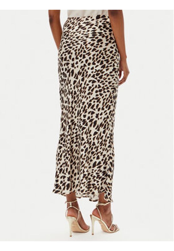 Kontatto Spódnica maxi B3008C Beżowy Slim Fit. Kolor: beżowy. Materiał: wiskoza