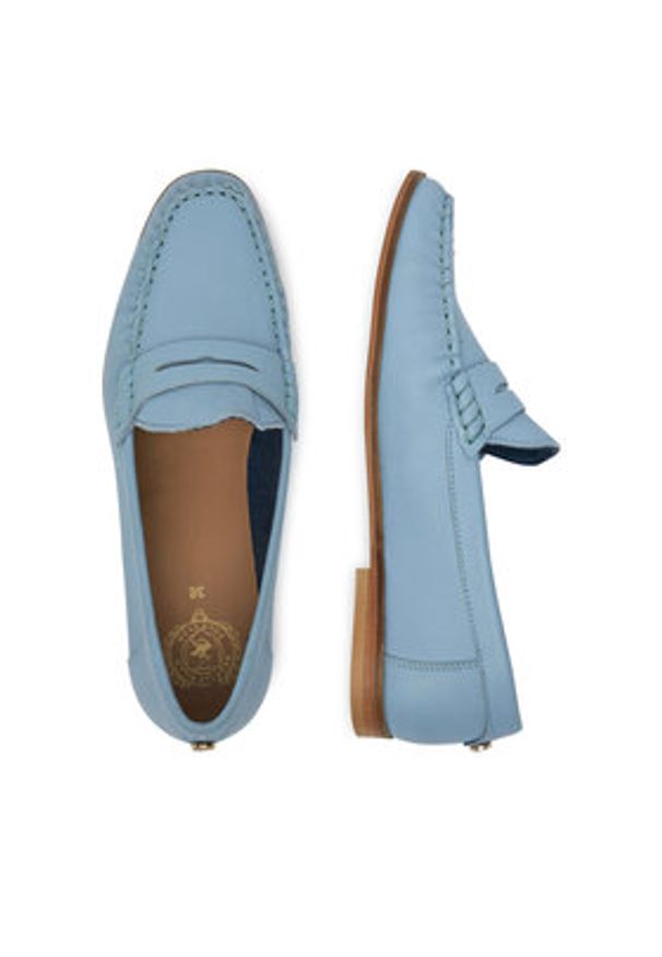 Beverly Hills Polo Club Mokasyny WI33-WEMBLEY205-03 Niebieski. Kolor: niebieski. Materiał: skóra