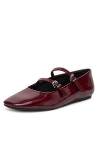 DeeZee Baleriny DZRP0468-10 Bordowy. Kolor: czerwony. Materiał: skóra
