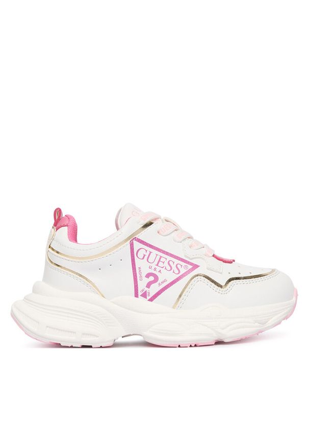 Sneakersy Guess. Kolor: biały