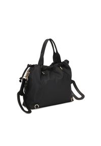 Kazar - Praktyczna torebka plecak 2w1 mummy bag. Kolor: czarny. Styl: młodzieżowy, klasyczny #4