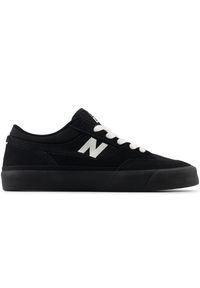 Buty męskie New Balance Numeric NM417LBH – czarne. Kolor: czarny. Materiał: guma, skóra, dresówka, materiał, syntetyk. Szerokość cholewki: normalna. Wzór: nadruk