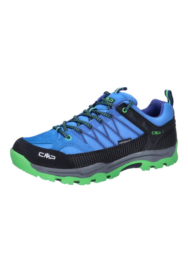 Buty trekkingowe dla dzieci CMP Rigel Low. Kolor: niebieski. Materiał: syntetyk, tkanina, materiał. Szerokość cholewki: normalna. Sport: turystyka piesza