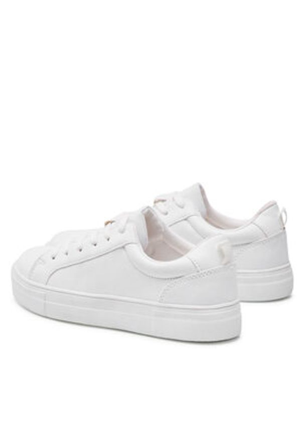Jenny Fairy Sneakersy WS2158-10 Biały. Kolor: biały. Materiał: skóra
