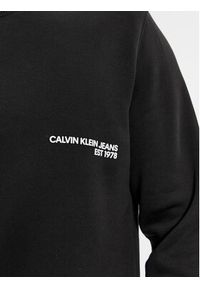 Calvin Klein Jeans Bluza Spray J30J324625 Czarny Regular Fit. Kolor: czarny. Materiał: bawełna