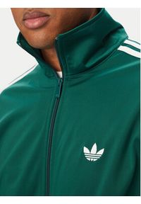 Adidas - adidas Bluza Firebird KD8314 Zielony Loose Fit. Kolor: zielony. Materiał: syntetyk #10
