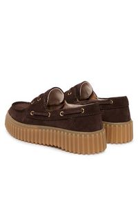 Clarks Półbuty Torhill Boat 26186647 Brązowy. Kolor: brązowy. Materiał: skóra, zamsz #5
