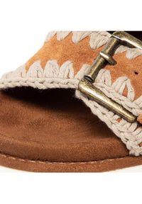 Mou Sandały New Bio SW461003A Brązowy. Kolor: brązowy. Materiał: skóra, zamsz #6
