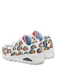 skechers - Skechers Sneakersy 177084/WMLT Biały. Kolor: biały. Materiał: skóra #6